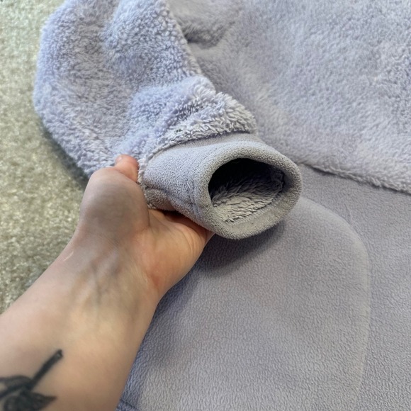 All in Motion Womens Fleece Pullover Sweatshirt Lavender 3/4 snap No size tag - Picture 5 of 8